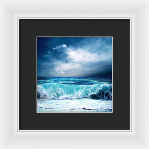 Scenic - The Turquoise Wave - Framed Print