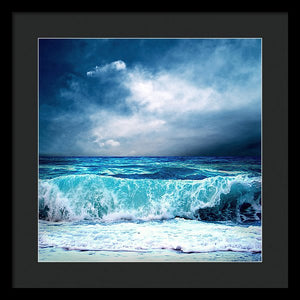 Scenic - The Turquoise Wave - Framed Print