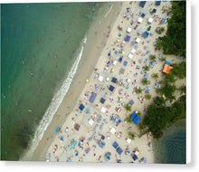 Load image into Gallery viewer, Scenic View Of A Crowded Beach - Canvas Print