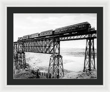 Load image into Gallery viewer, Scenic View - Train On Bridge - Framed Print