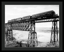 Load image into Gallery viewer, Scenic View - Train On Bridge - Framed Print