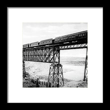 Load image into Gallery viewer, Scenic View - Train On Bridge - Framed Print