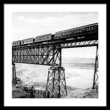 Load image into Gallery viewer, Scenic View - Train On Bridge - Framed Print