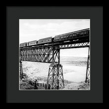 Load image into Gallery viewer, Scenic View - Train On Bridge - Framed Print