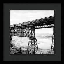 Load image into Gallery viewer, Scenic View - Train On Bridge - Framed Print