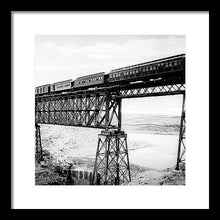 Load image into Gallery viewer, Scenic View - Train On Bridge - Framed Print