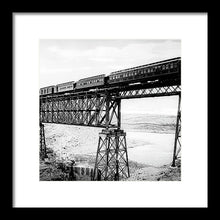 Load image into Gallery viewer, Scenic View - Train On Bridge - Framed Print