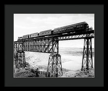 Load image into Gallery viewer, Scenic View - Train On Bridge - Framed Print