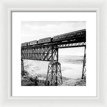 Load image into Gallery viewer, Scenic View - Train On Bridge - Framed Print