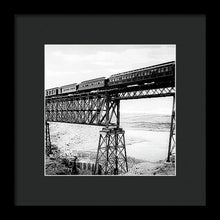 Load image into Gallery viewer, Scenic View - Train On Bridge - Framed Print