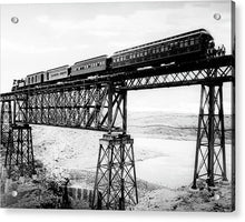 Load image into Gallery viewer, Scenic View - Train On Bridge - Acrylic Print