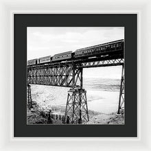 Load image into Gallery viewer, Scenic View - Train On Bridge - Framed Print