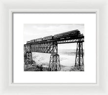 Load image into Gallery viewer, Scenic View - Train On Bridge - Framed Print