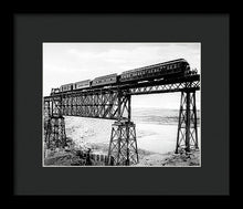 Load image into Gallery viewer, Scenic View - Train On Bridge - Framed Print