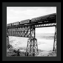 Load image into Gallery viewer, Scenic View - Train On Bridge - Framed Print