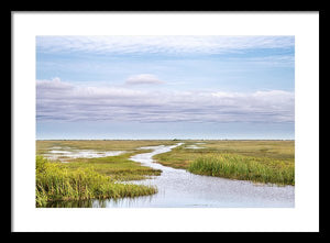 Scenic Lowcountry Marsh View - Framed Print