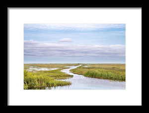 Scenic Lowcountry Marsh View - Framed Print