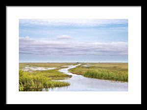 Scenic Lowcountry Marsh View - Framed Print