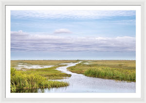 Scenic Lowcountry Marsh View - Framed Print