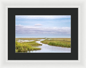 Scenic Lowcountry Marsh View - Framed Print