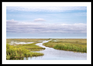 Scenic Lowcountry Marsh View - Framed Print