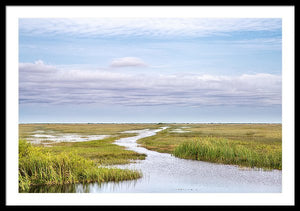 Scenic Lowcountry Marsh View - Framed Print