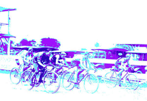 Sports - The Bike Race - Art Print