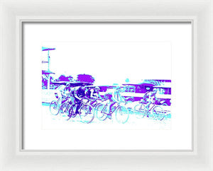 Sports - The Bike Race - Framed Print