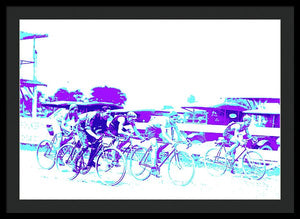 Sports - The Bike Race - Framed Print