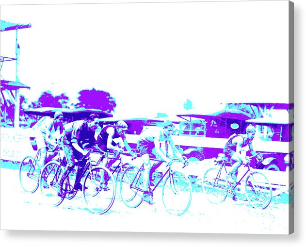 Sports - The Bike Race - Acrylic Print