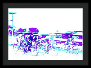 Sports - The Bike Race - Framed Print