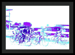 Sports - The Bike Race - Framed Print