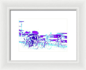 Sports - The Bike Race - Framed Print