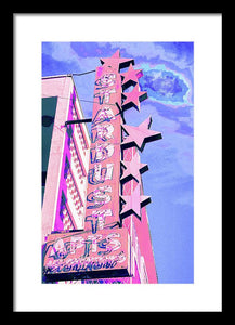 Stardust Vintage Sign - Framed Print