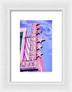 Stardust Vintage Sign - Framed Print