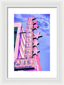 Stardust Vintage Sign - Framed Print