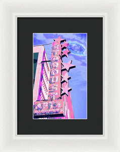 Stardust Vintage Sign - Framed Print