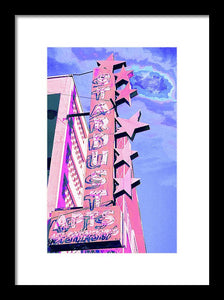 Stardust Vintage Sign - Framed Print