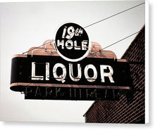 Load image into Gallery viewer, Vintage Bar Sign - 19th Hole - Canvas Print