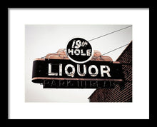 Load image into Gallery viewer, Vintage Bar Sign - 19th Hole - Framed Print