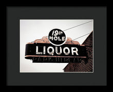 Load image into Gallery viewer, Vintage Bar Sign - 19th Hole - Framed Print