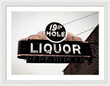 Load image into Gallery viewer, Vintage Bar Sign - 19th Hole - Framed Print