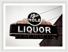 Load image into Gallery viewer, Vintage Bar Sign - 19th Hole - Framed Print