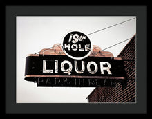 Load image into Gallery viewer, Vintage Bar Sign - 19th Hole - Framed Print