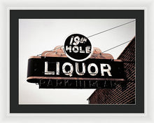 Load image into Gallery viewer, Vintage Bar Sign - 19th Hole - Framed Print