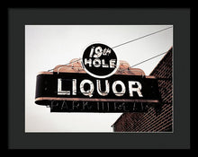 Load image into Gallery viewer, Vintage Bar Sign - 19th Hole - Framed Print