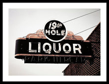 Load image into Gallery viewer, Vintage Bar Sign - 19th Hole - Framed Print