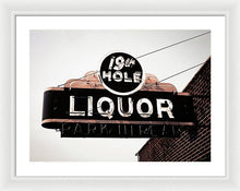 Load image into Gallery viewer, Vintage Bar Sign - 19th Hole - Framed Print