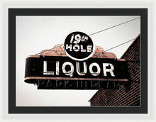 Load image into Gallery viewer, Vintage Bar Sign - 19th Hole - Framed Print