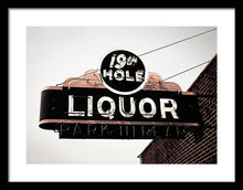 Load image into Gallery viewer, Vintage Bar Sign - 19th Hole - Framed Print